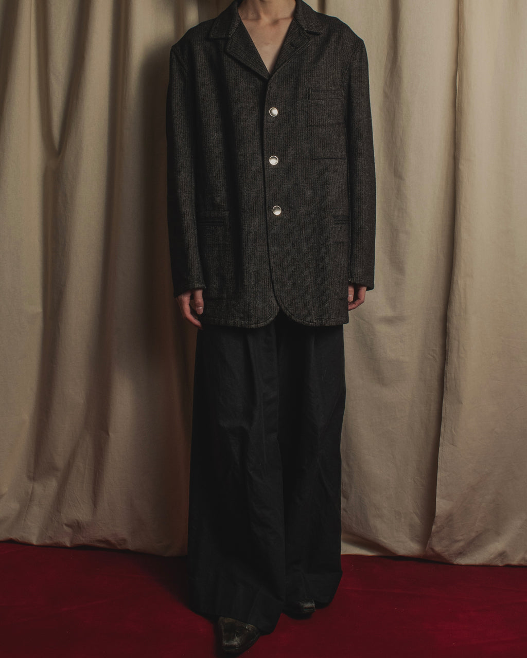 Chaqueta de ropa de trabajo con textura 03AW de Comme des Garçons SHIRT