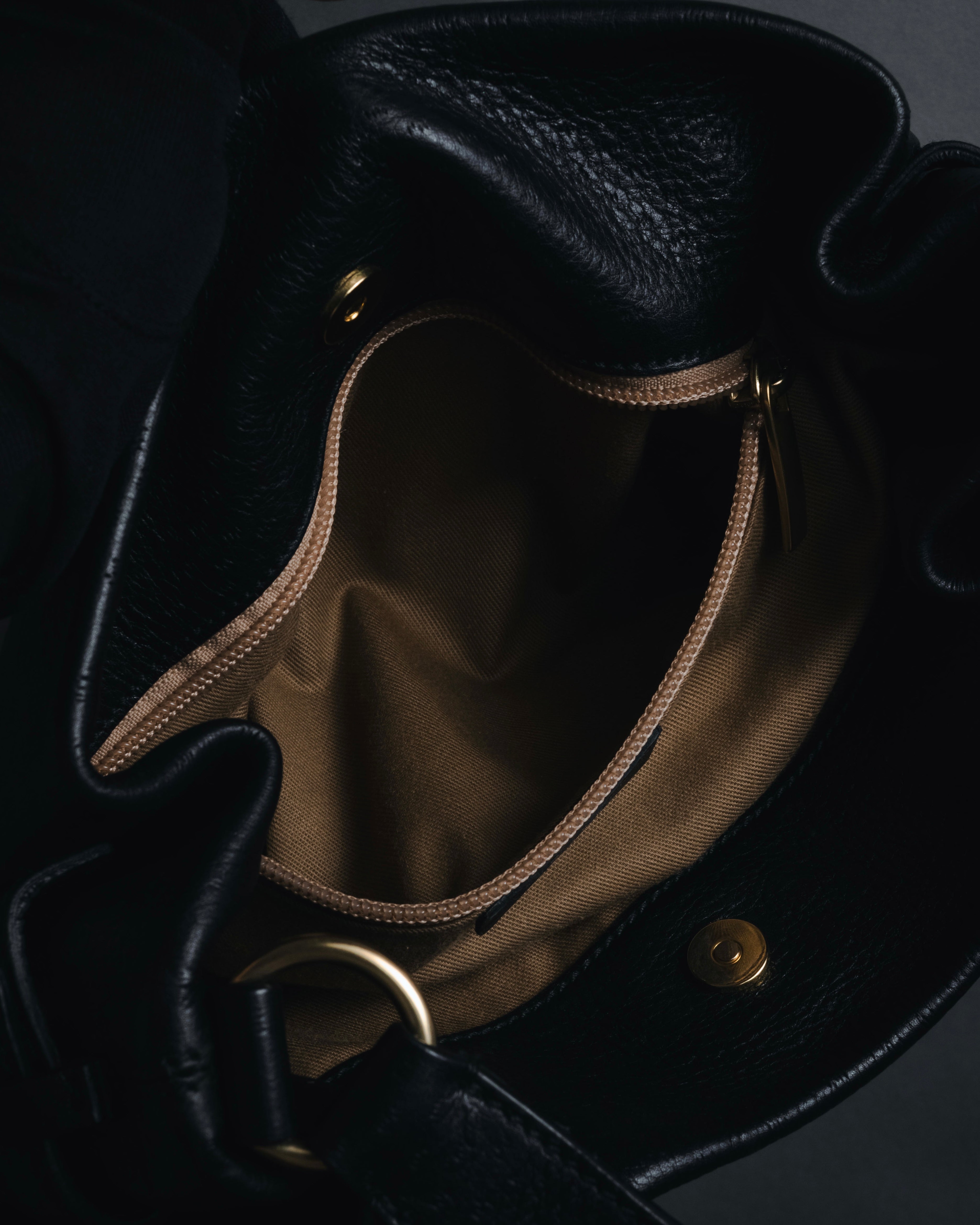 “Salvatore Ferragamo” Pebbled leather gancini hobo shoulder bag