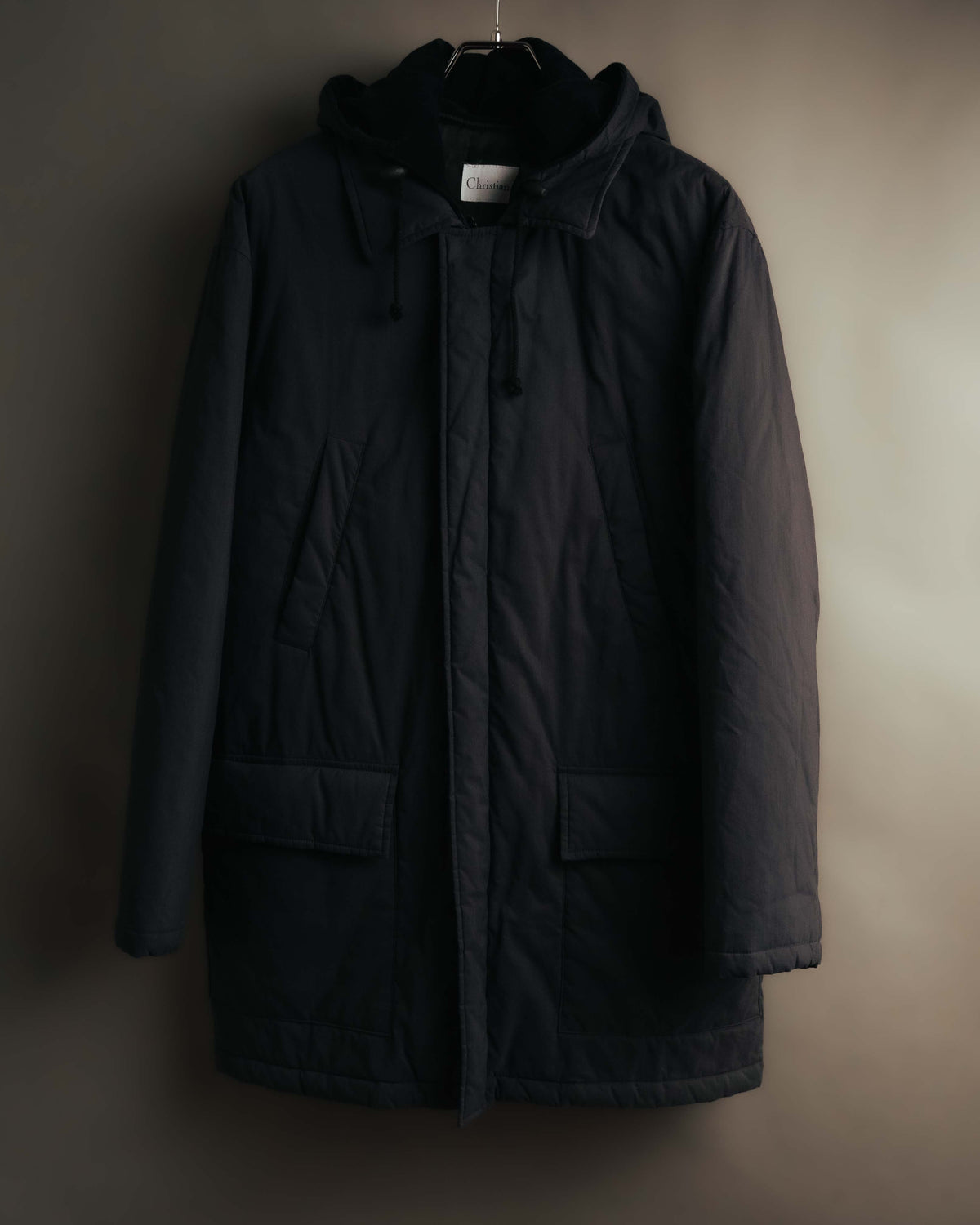 "Christian Dior" 90's functional hooded coat with detachable liner