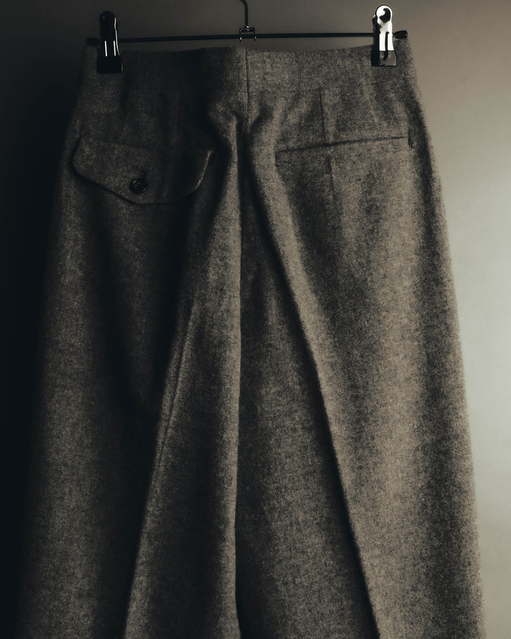 "tricot COMME des GARÇONS" 90's Brushed wool wide trousers