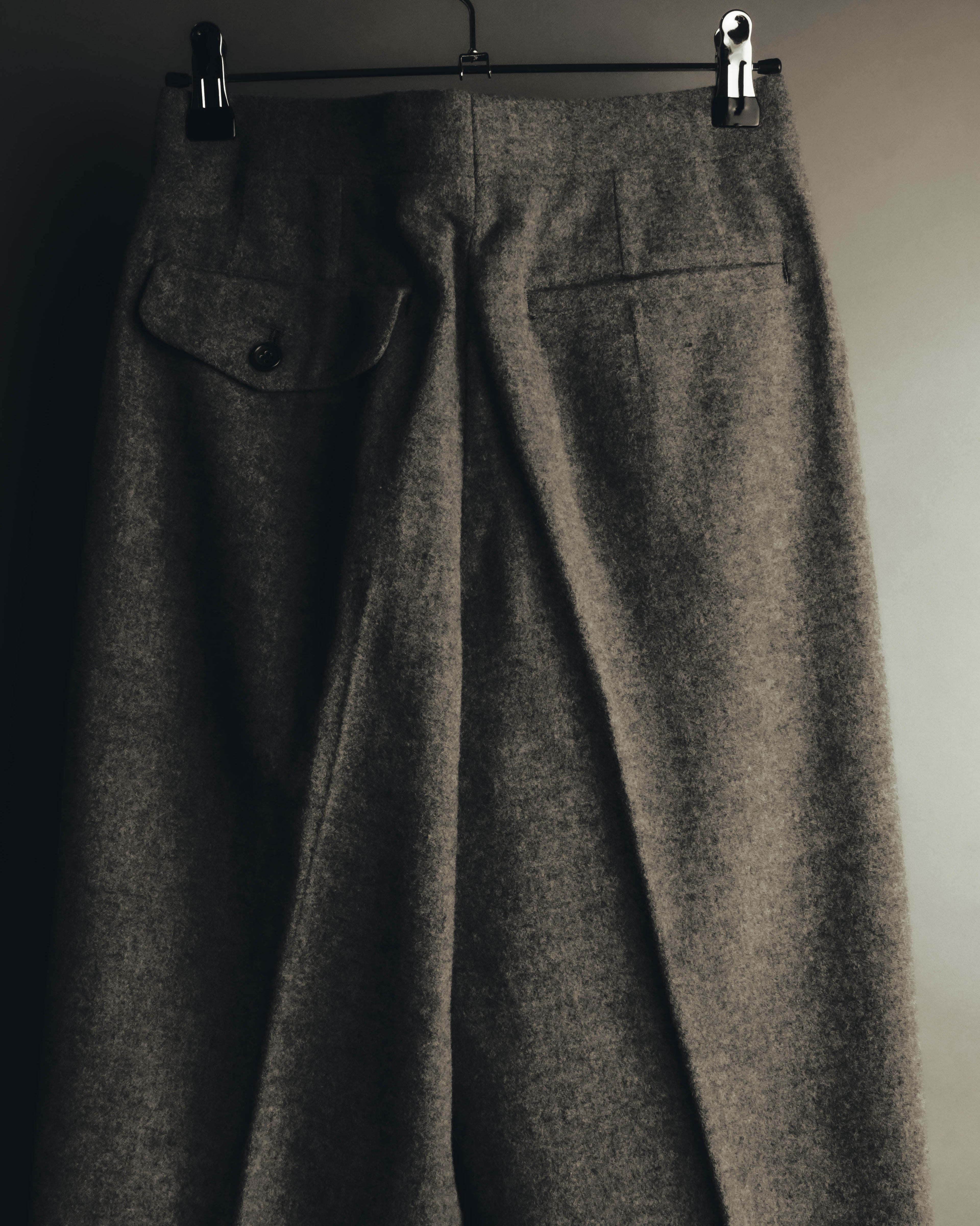 "tricot COMME des GARÇONS" 90's Brushed wool wide trousers