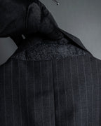"ARMANI COLLEZIONI" Deep charcoal pinstripe set up