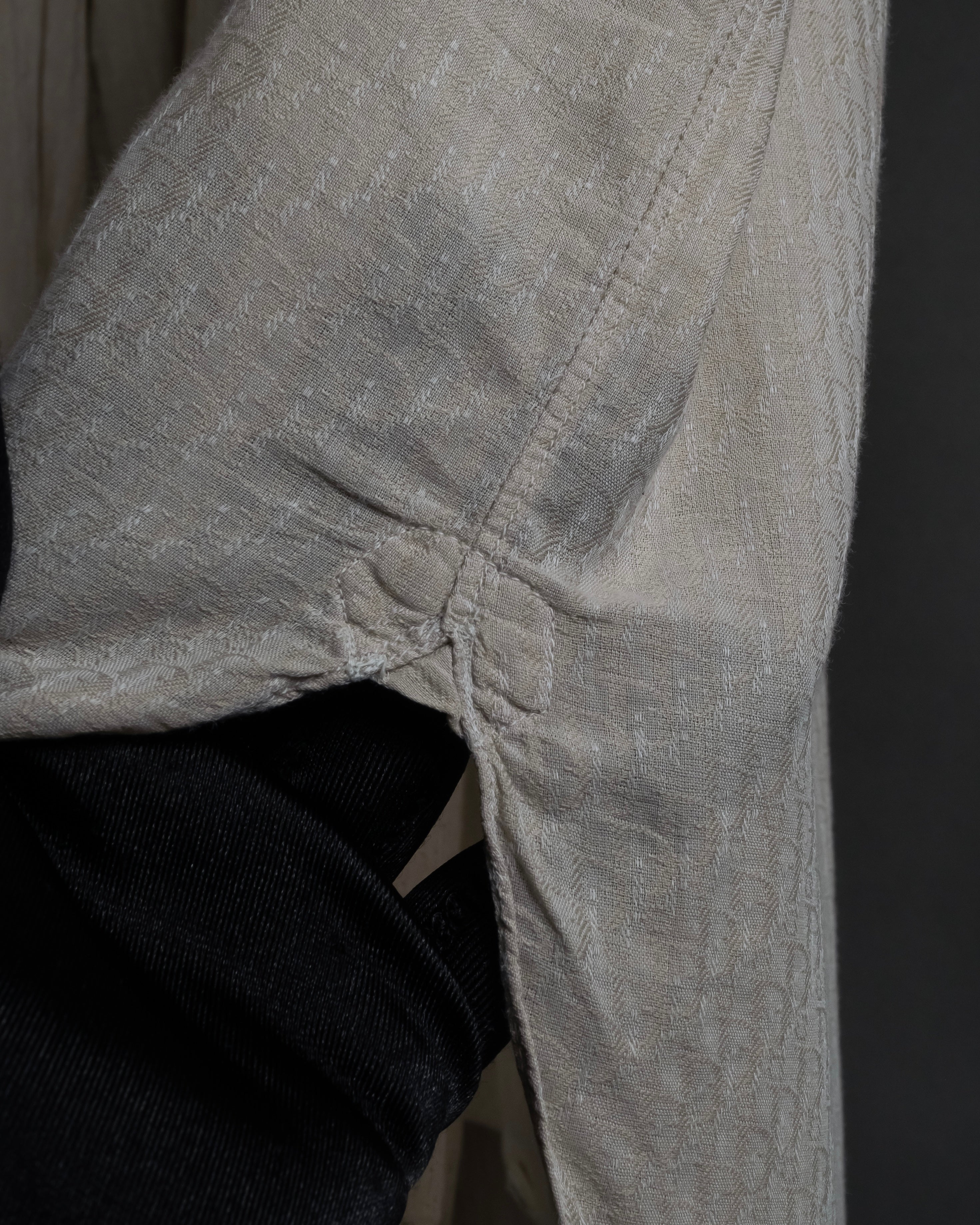 "CHRISTIAN DIOR MONSIEUR" 80's Marc Bohan design woven shirt