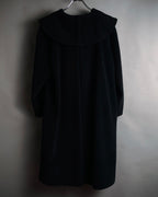 –SPECIAL– “Christian Dior” 80’s-90’s Angora blend sailor collar A-line coat