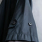 "BURBERRY" Maxi length high neck colour zipper long coat