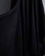 "BALENCIAGA" Fringe design open front cape