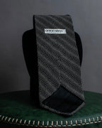"GIORGIO ARMANI" Finely swaying wave pattern necktie