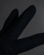 "Christian Dior" Wool and suede cuff gloves