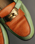 “Hermès” 90’s-00’s Kelly buckle leather loafer