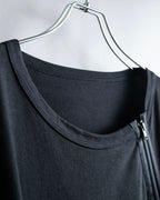 "Ground Y" Double zip design long tops