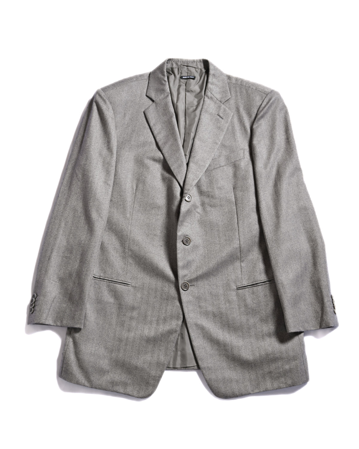 GIORGIO ARMANI/ Pure Cashmere Herringbone Oversized Tailored 