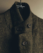 "BURBERRY LONDON" 00's-10's Classic wool tweed coat
