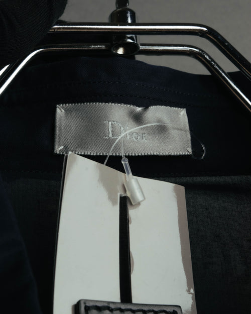 “Dior Homme” 00’s Sheer cotton concealed placket shirt