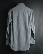 "THOM BROWNE" Micro patterned button-down shirt