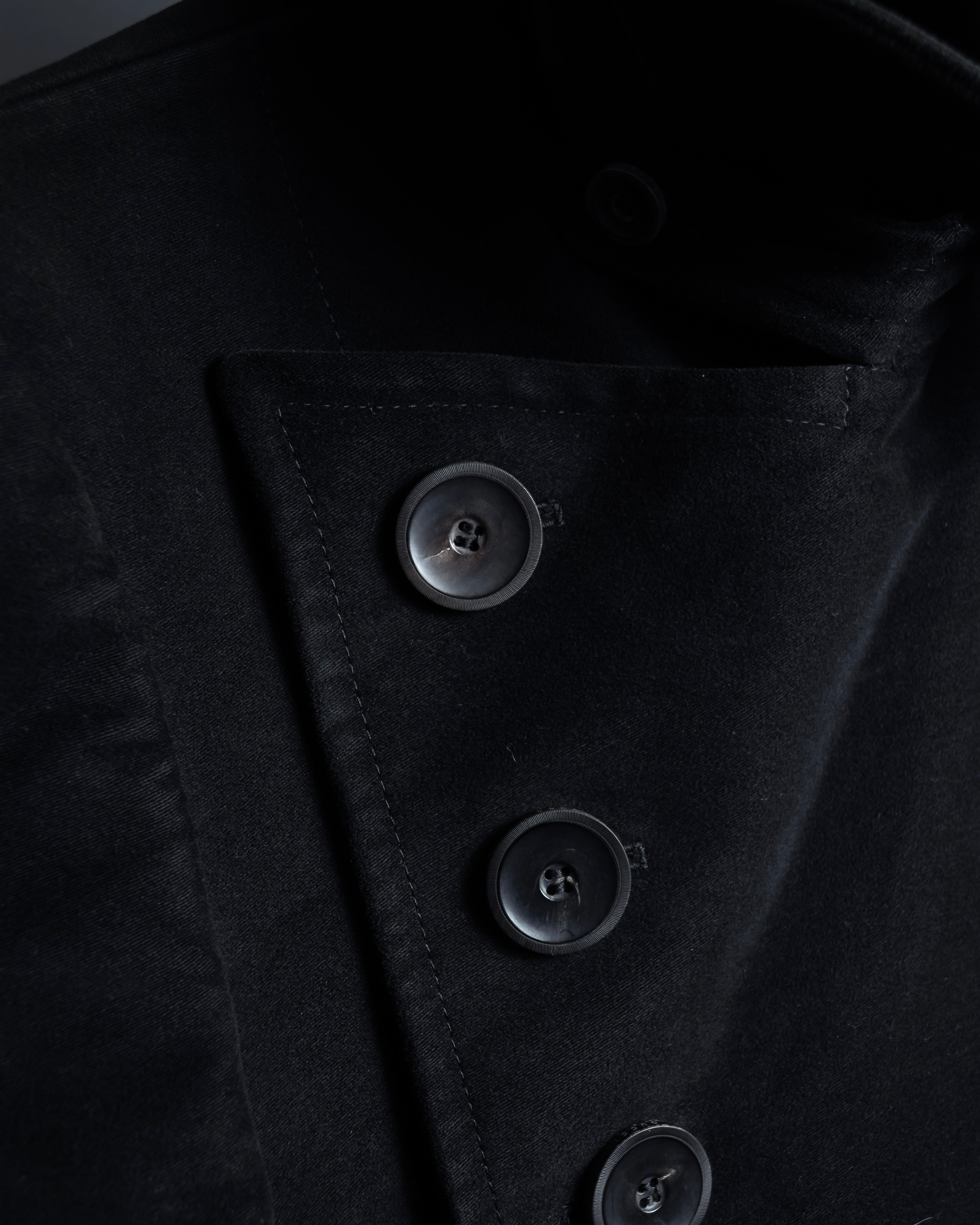 -SPECIAL- "GUCCI" 2007-2011's  High density cotton military detail mid-length coat