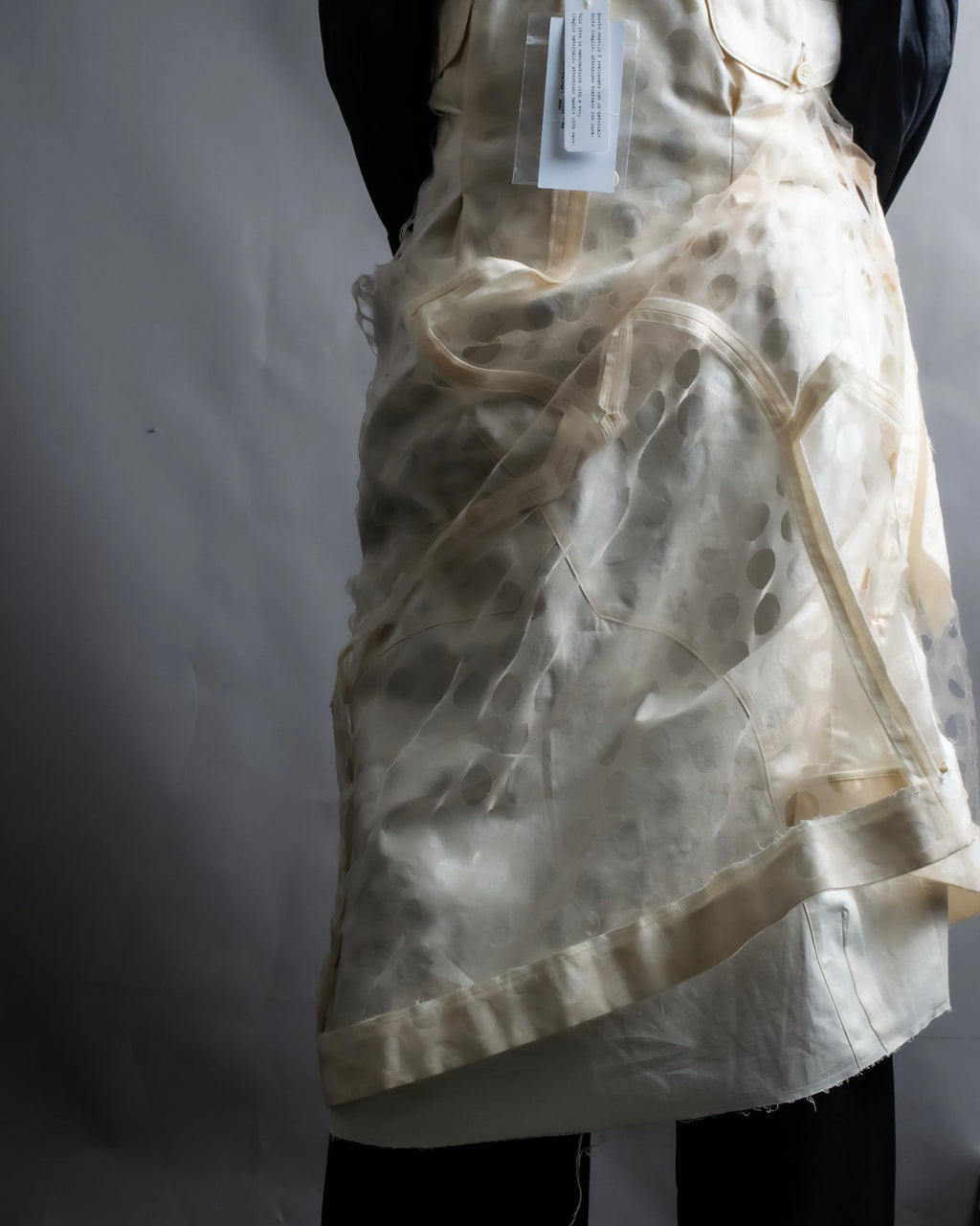 "MAISON MARGIELA" 20SS Polka dot tulle layered skirt
