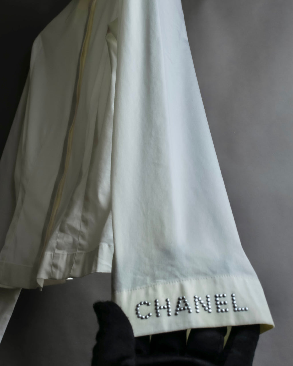 "CHANEL" 2005SS logo studs design shirt jacket