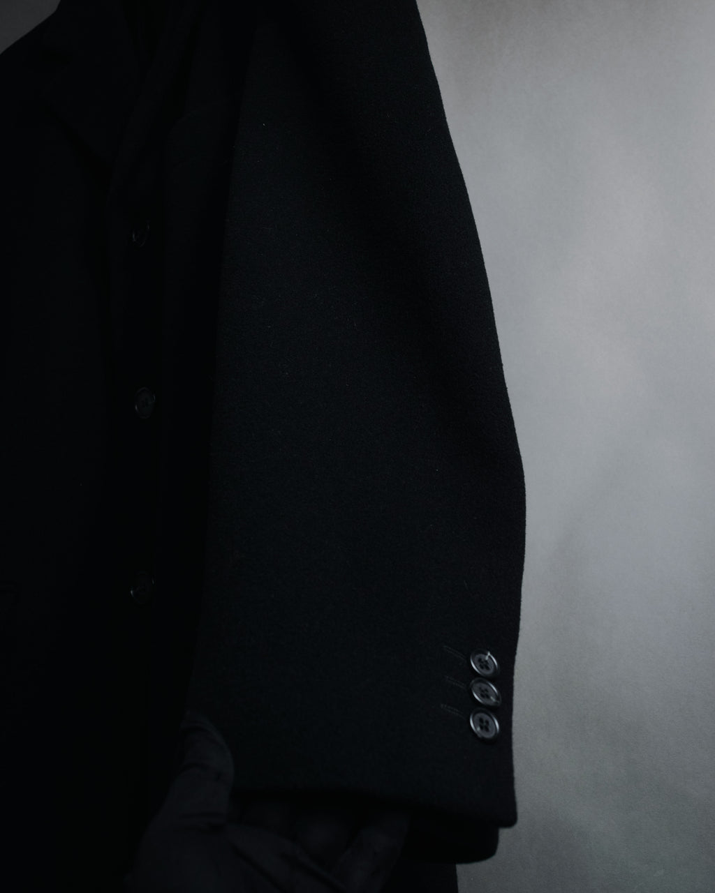 "FENDI" 00’s virgin wool chesterfield coat