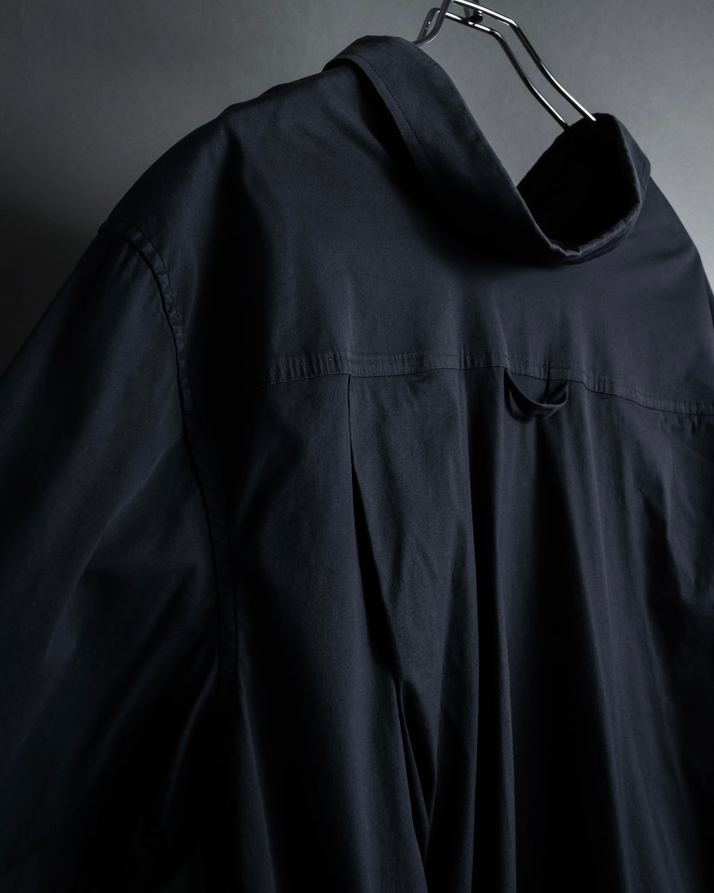 “BALENCIAGA” Button-down collar relaxed shirt