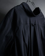 “BALENCIAGA” Button-down collar relaxed shirt