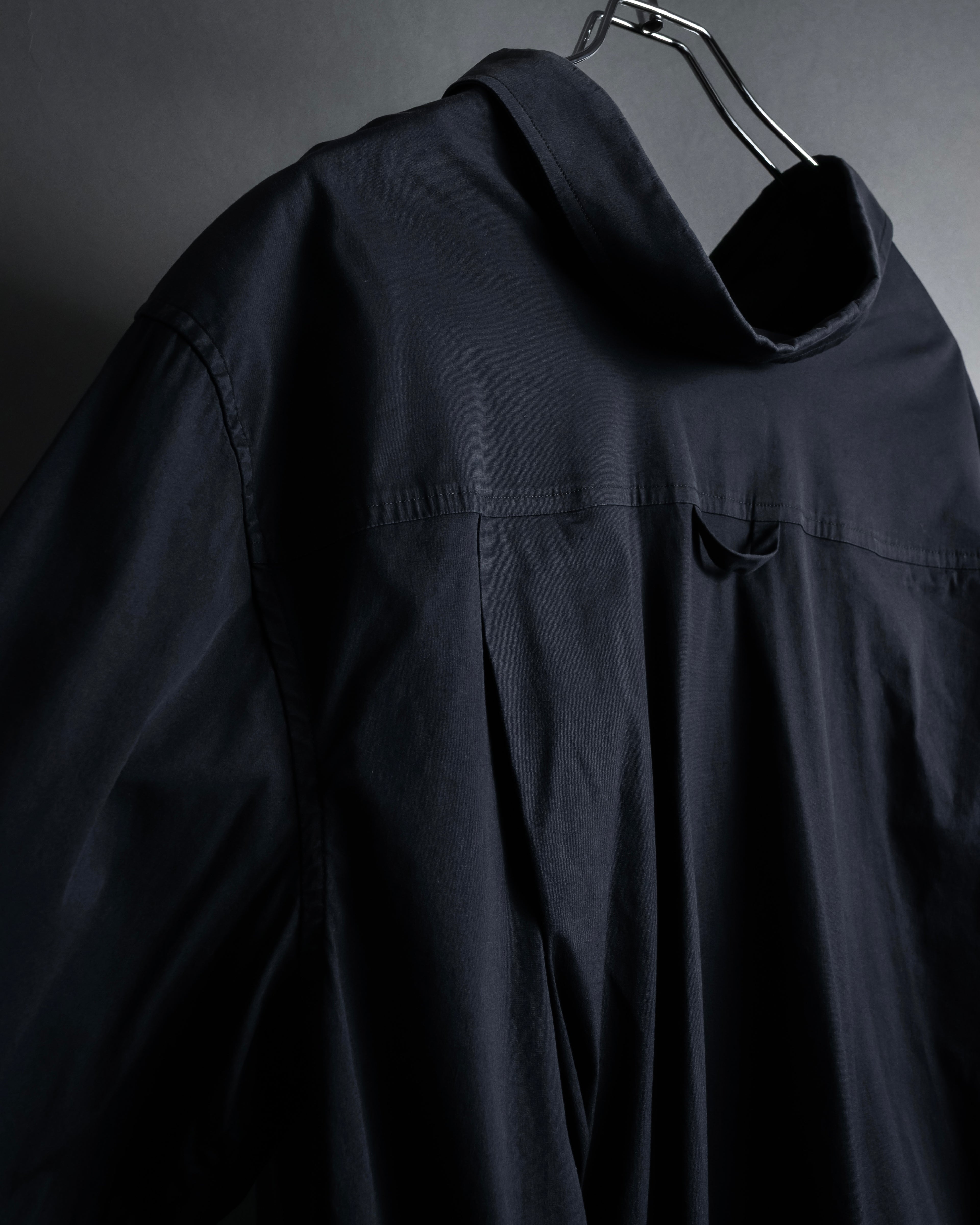 “BALENCIAGA” Button-down collar relaxed shirt