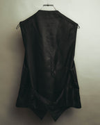 -SPECIAL- “HERMES” 2007-2009 Super 100s pinstripe tailored long gilet