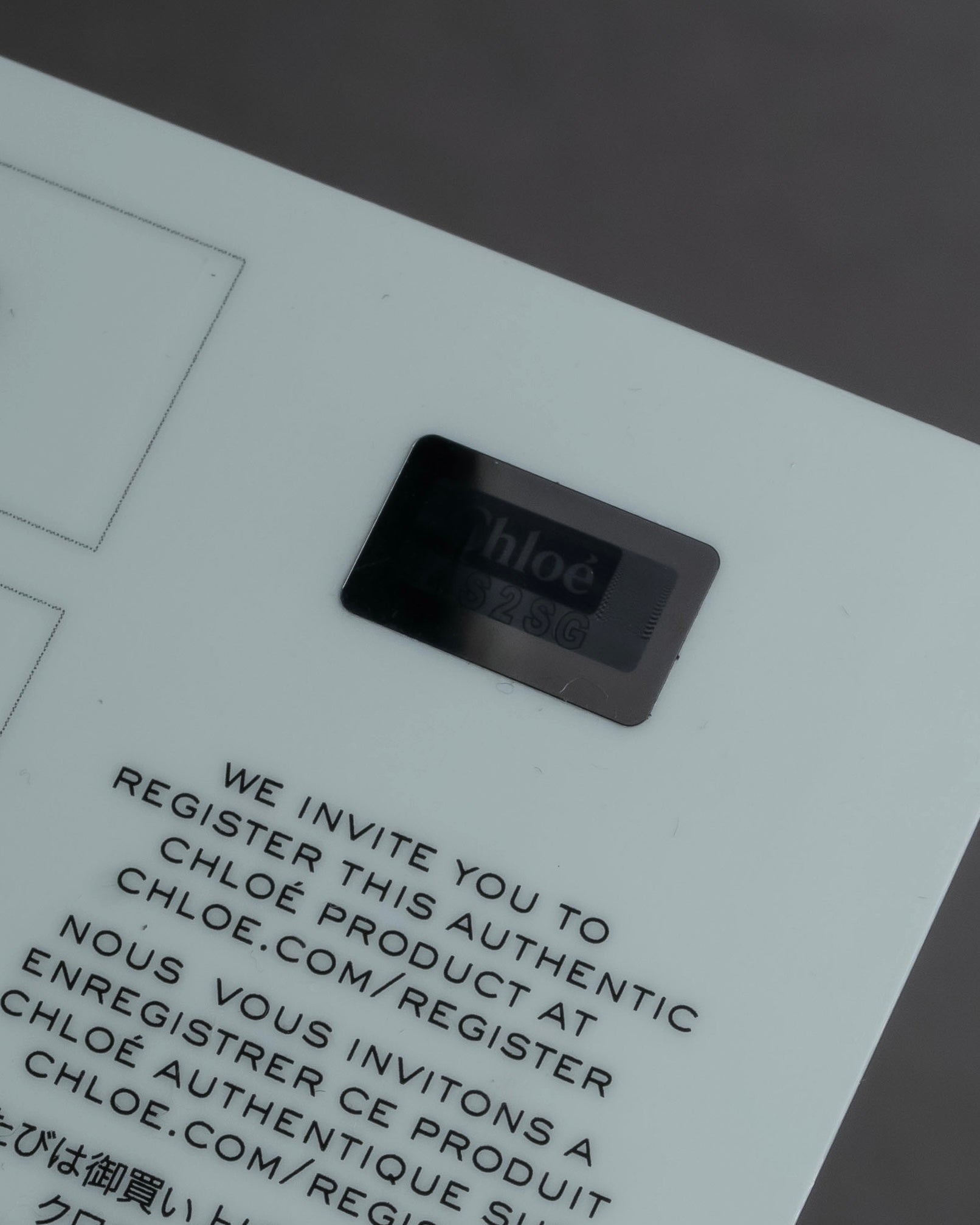 "Chloe" LEXA series 2way leather shoulder bag