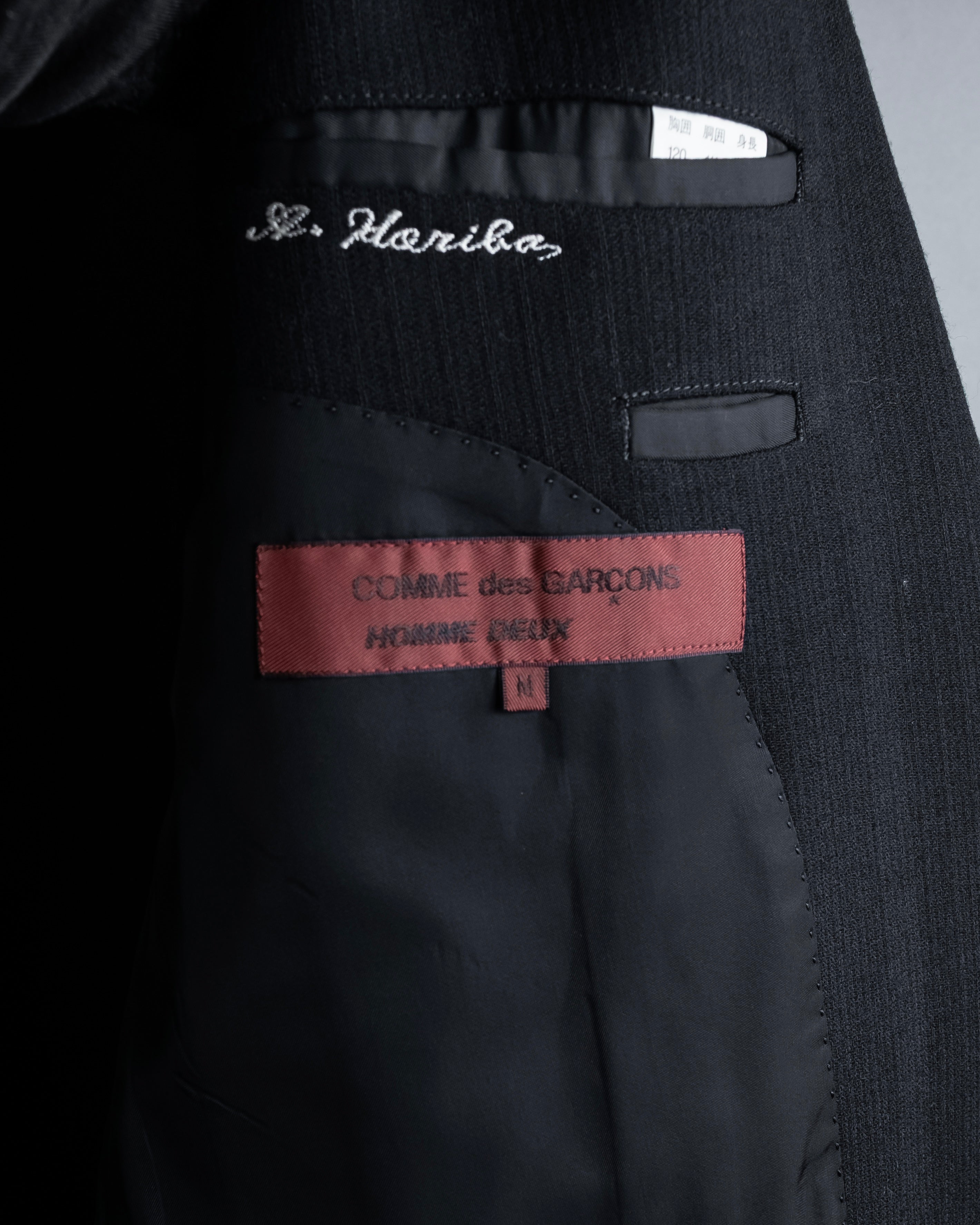 "COMME des GARCONS HOMME DEUX" 97AW Pinstripe classic set up