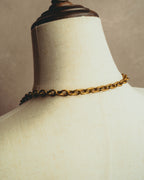 -SPECIAL - “CHANEL” 70’s-80’s Gripoix glass cabochon charm sautoir necklace