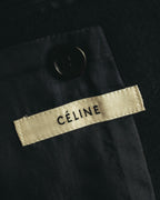 "CÉLINE" 10's Structured double-breasted blazer