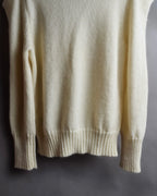 "Saint Laurent" Sequin ribbon design shoulder structure knit