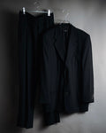 "GIORGIO ARMANI" 90’s pinstripe soft-tailored suit set