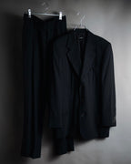 "GIORGIO ARMANI" 90’s pinstripe soft-tailored suit set