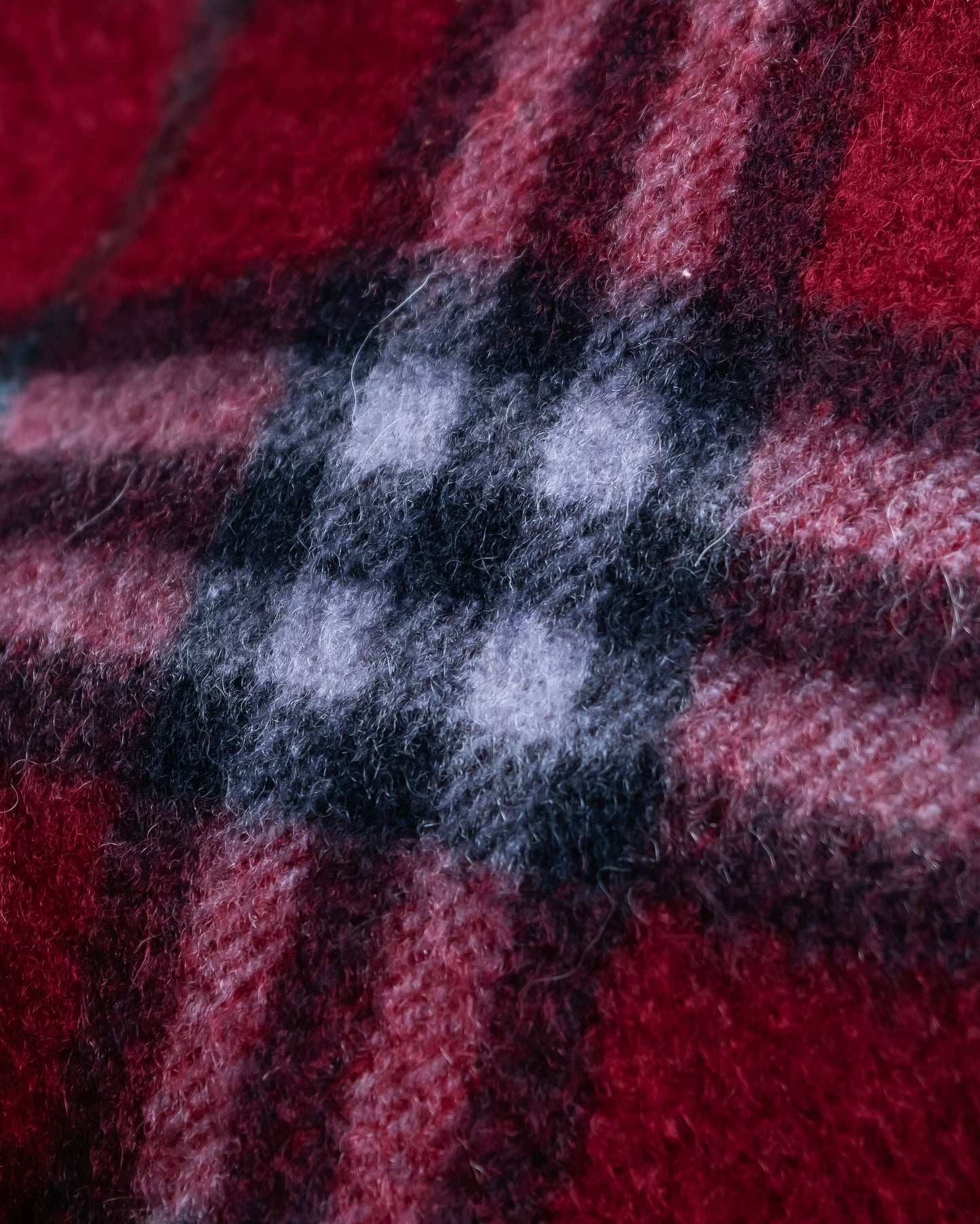 "BURBERRYS" 100% cashmere traditional check pattern fringe design muffler