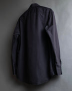 "GUCCI" Slightly glossy pinstripe oversized shirt