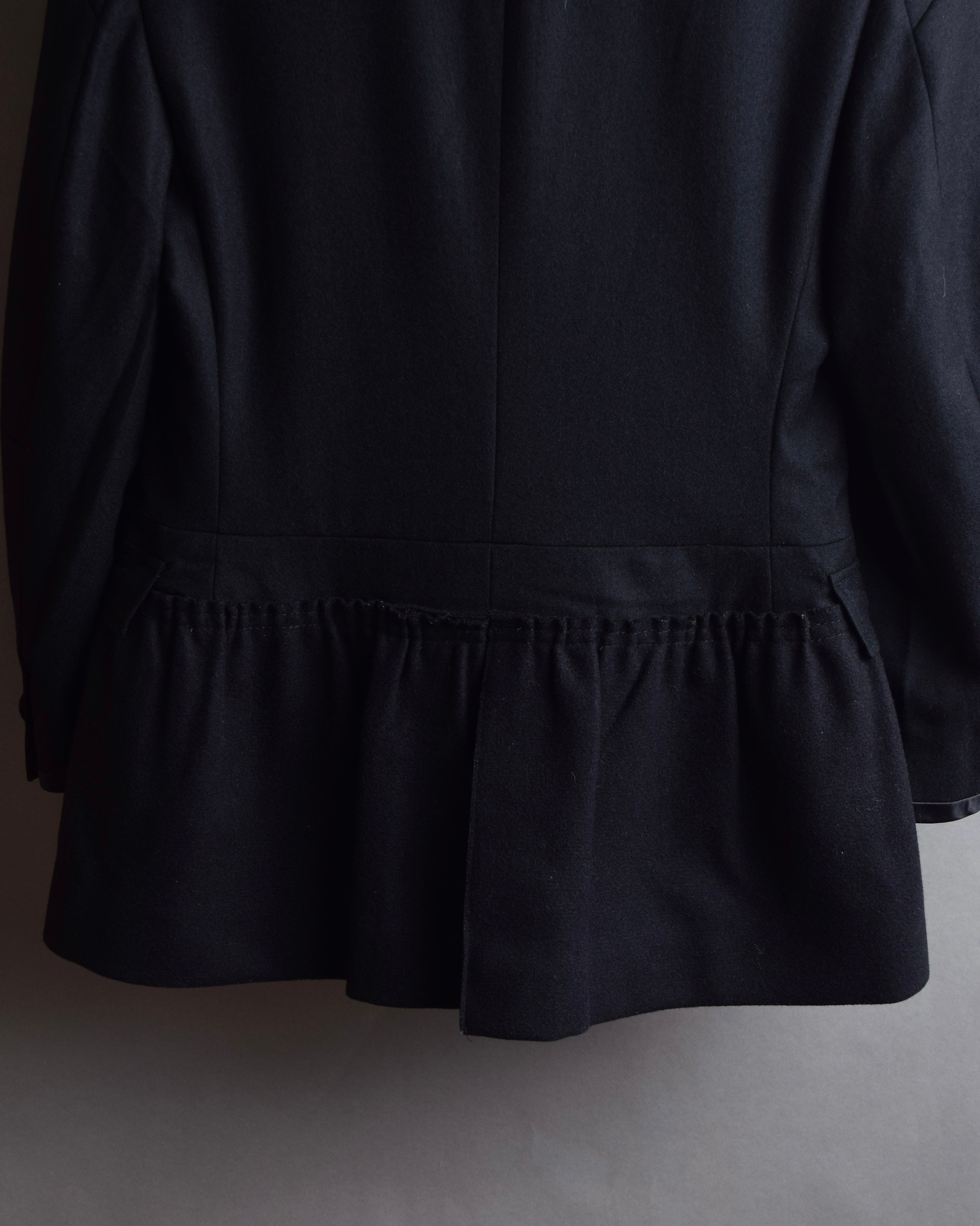 "MIU MIU" Military details trimmings tailored jacket