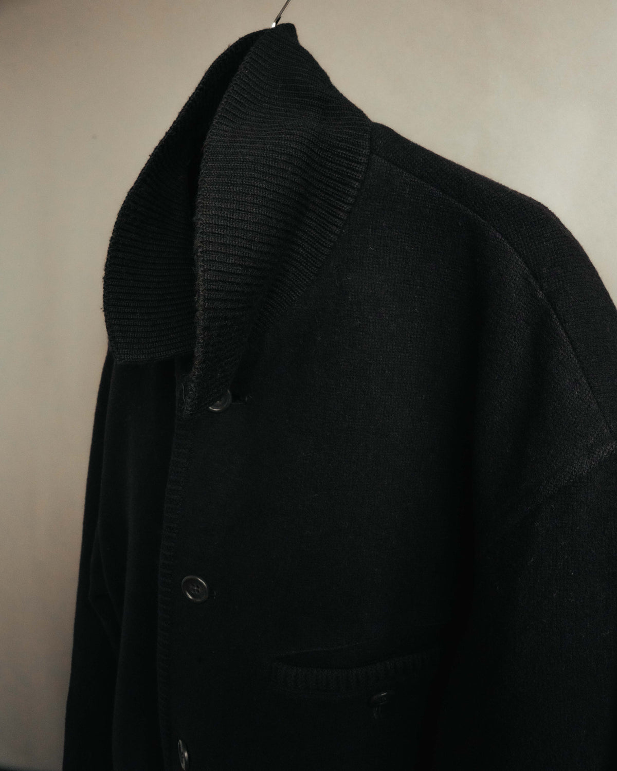 “Christian Dior MONSIEUR” 80’s-90’s Ribbed collar oversized wool field jacket