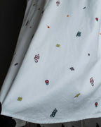"GUCCI" Michele period iconic motif embroidered shirt