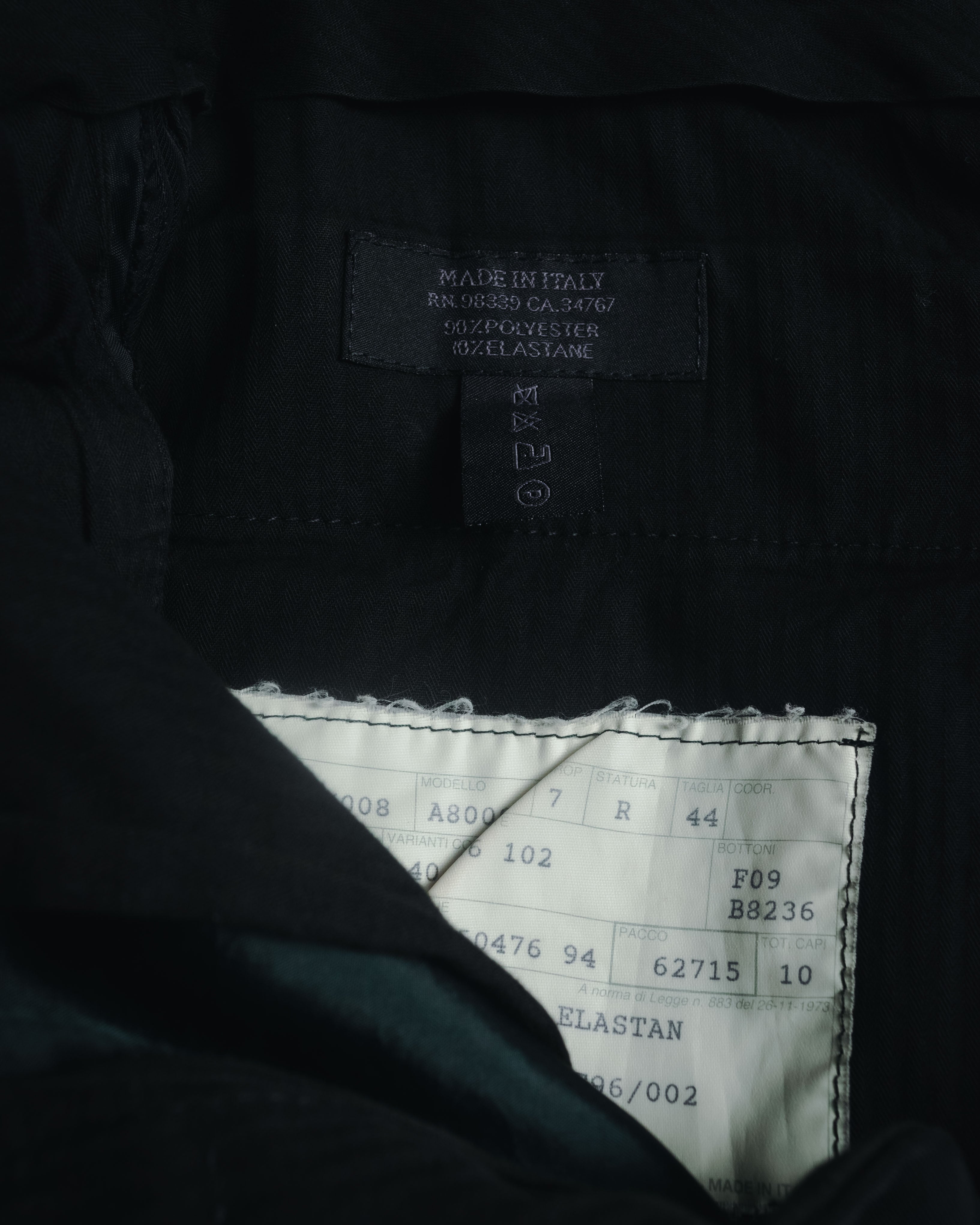 "PRADA" 1994AW Stretch polyester tailored suit