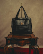 "CELINE" 80's-90's Classic leather top-handle bag