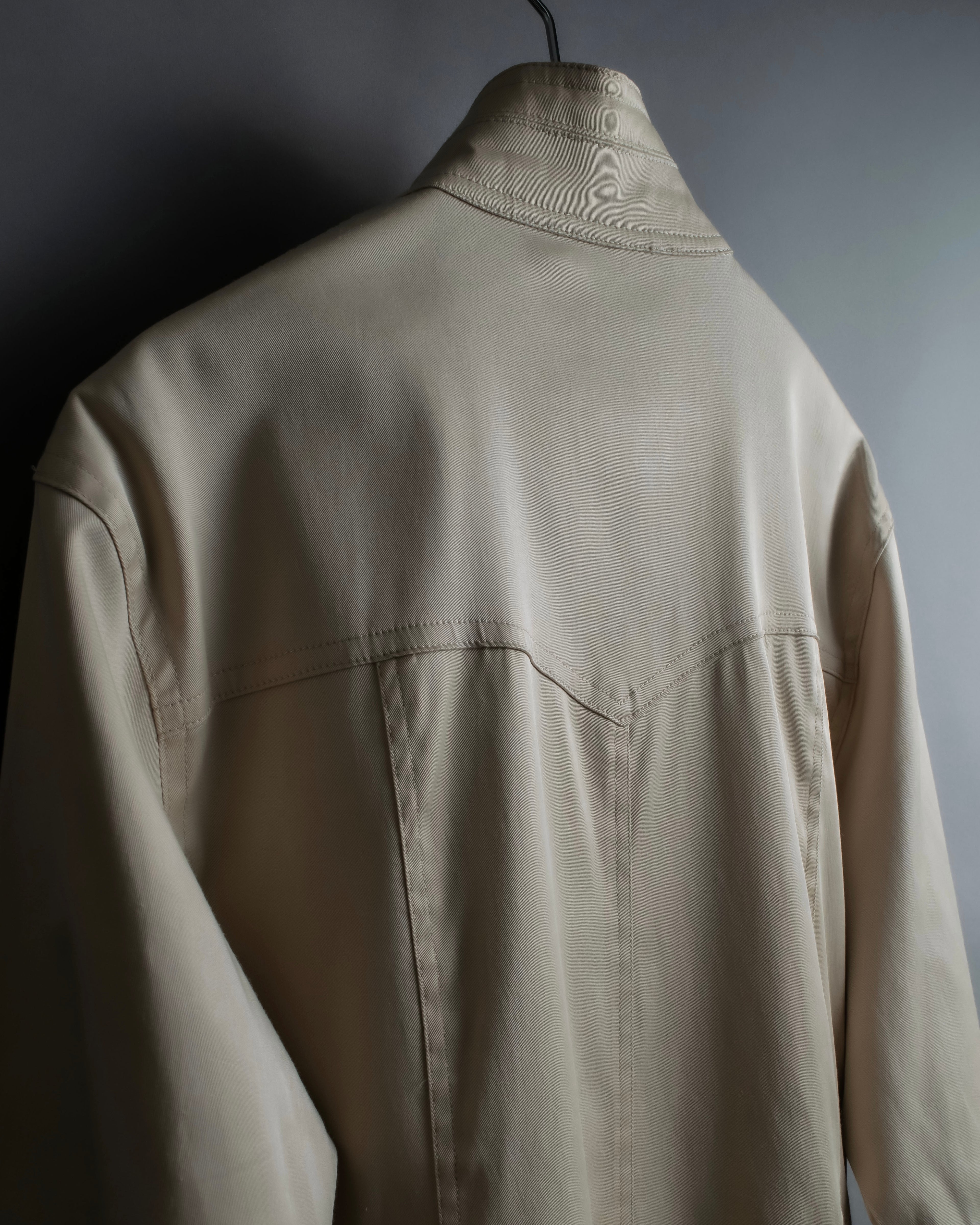 "PRADA" Military detail cotton jacket