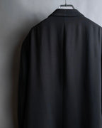 "TOSSARI" Shiny hidden zipper design tailored jacket