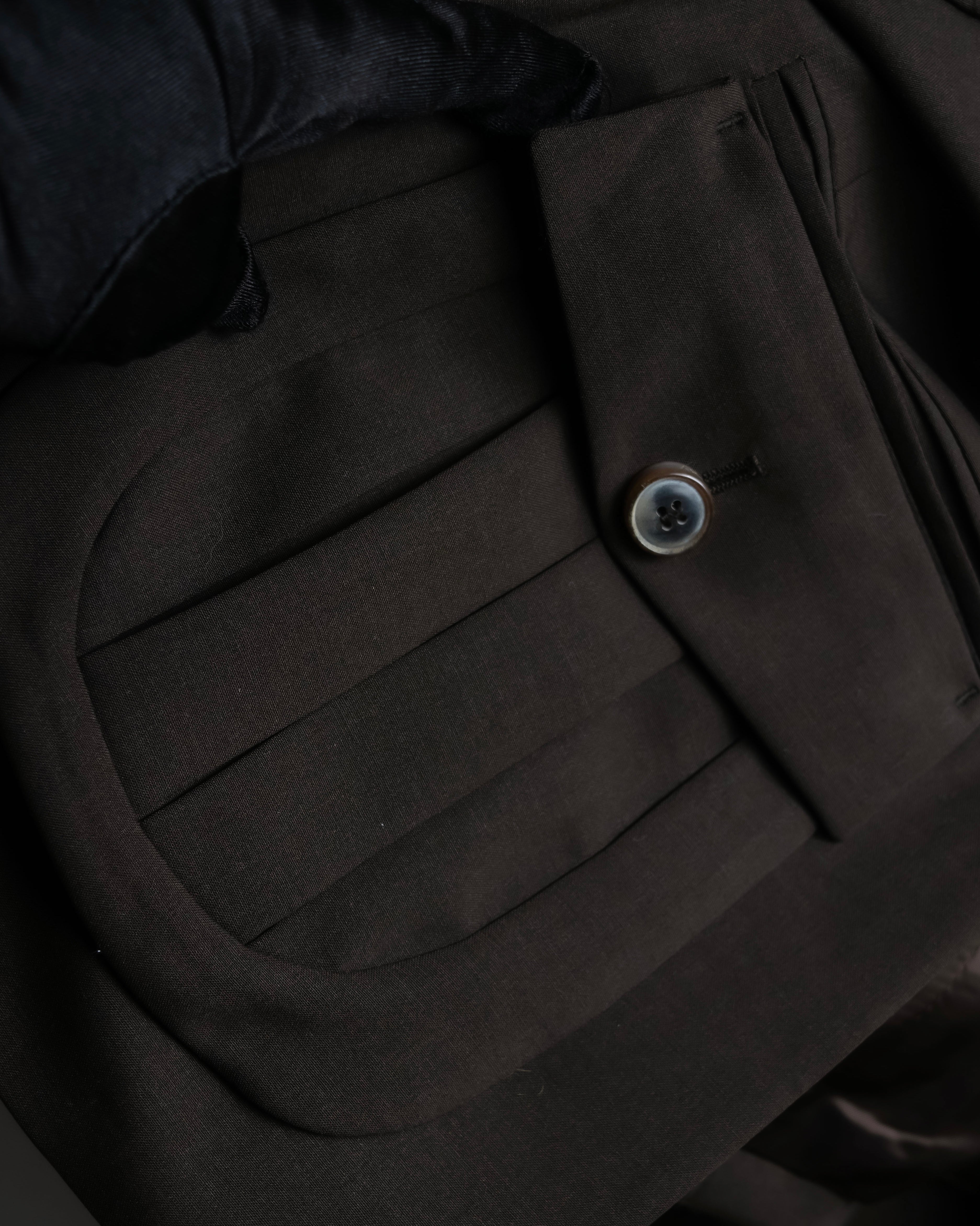 "GIVENCHY" Military patch pocket detail tailored jacket