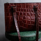 “Jean Paul Gautier” Crocodile-embossed business bag