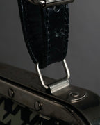 “JUNYA WATANABE COMME des GARÇONS” 2010’s Houndstooth embossed leather doctor bag