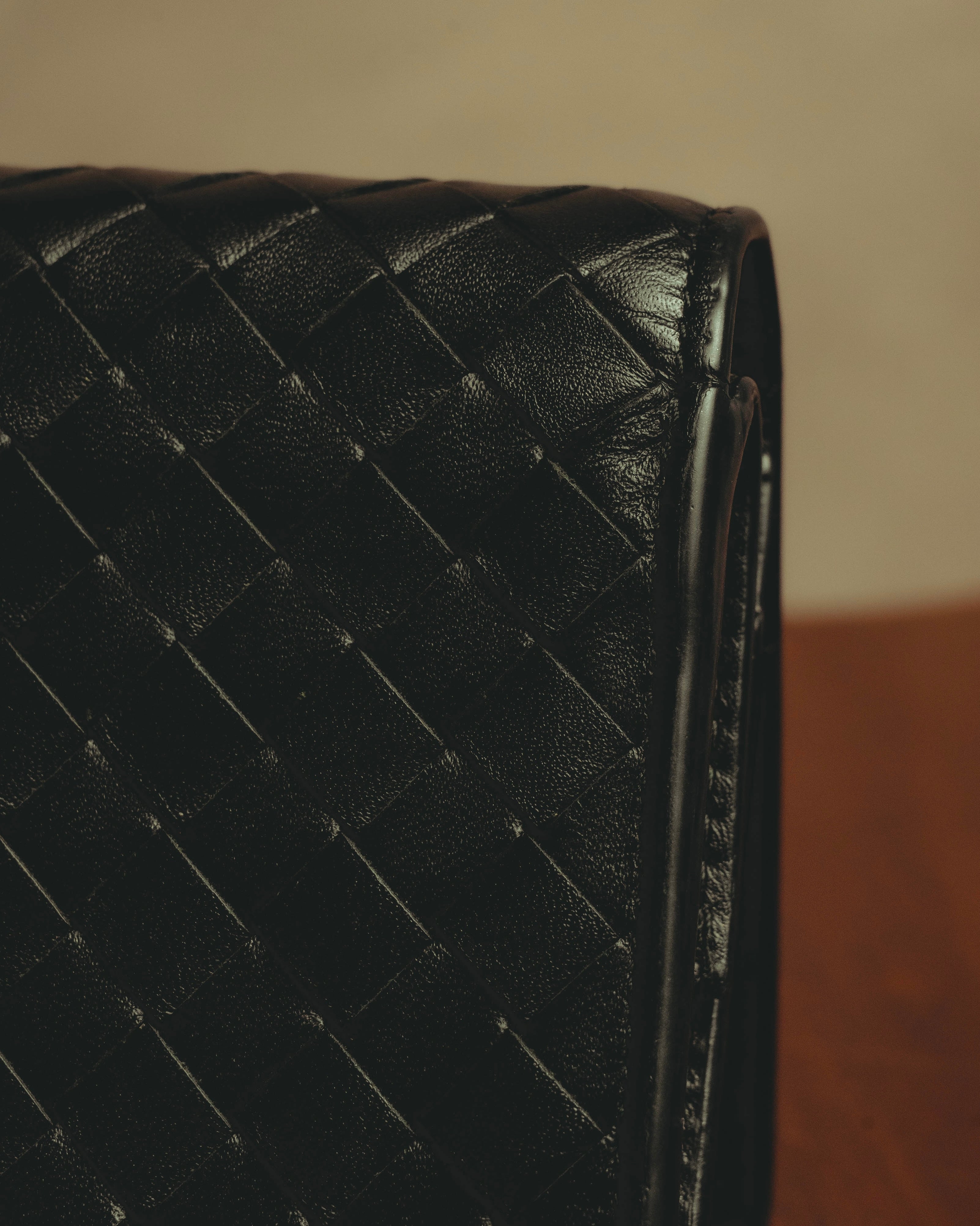 “BOTTEGA VENETA” 2010’s Intrecciato leather compact bi-fold wallet