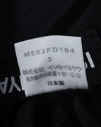 "ISSEY MIYAKE" 00AW Simple detail wool tailored jacket