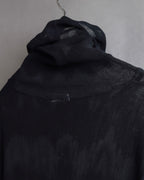 "ISSEY MIYAKE" Layered design high neck delicate knit