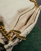 -SPECIAL- “Salvatore Ferragamo” 2020-2022 Woven vara chain shoulder bag