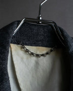 "MIHARA YASUHIRO" Hidden zip detail tailored jacket